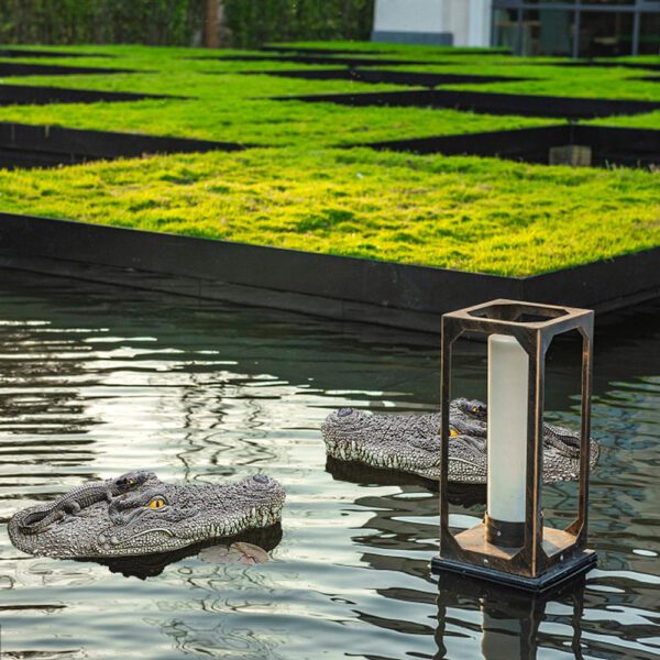 Floating Crocodil e Water Decoy Garden