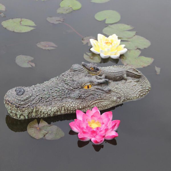 Floating Crocodil e Water Decoy Garden