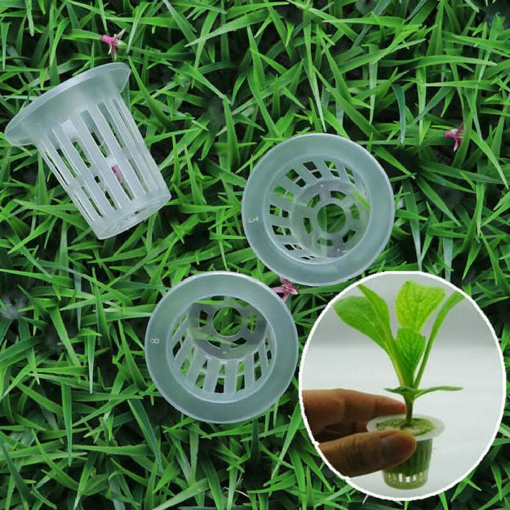 Farming Net Cup Slotted Mesh Soilless Culture Vegetables Pots Hydroponic 