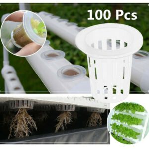 100Pcs Plastic Vegetable Net Cups