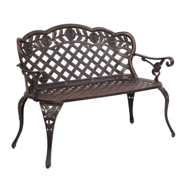 42.5inch Outdoor Patio Porch Garden Chair Cast Aluminum