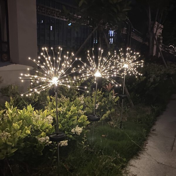 90 LEDs Solar Firework Lights Outdoor