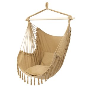 Hanging Rope Chair with Tassel Plus Pillow 1.5*1.2M