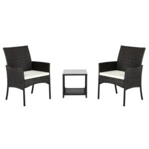 Patio Furniture HH-Outdoor 3pcs 2 Single Seat 1 Tea Table