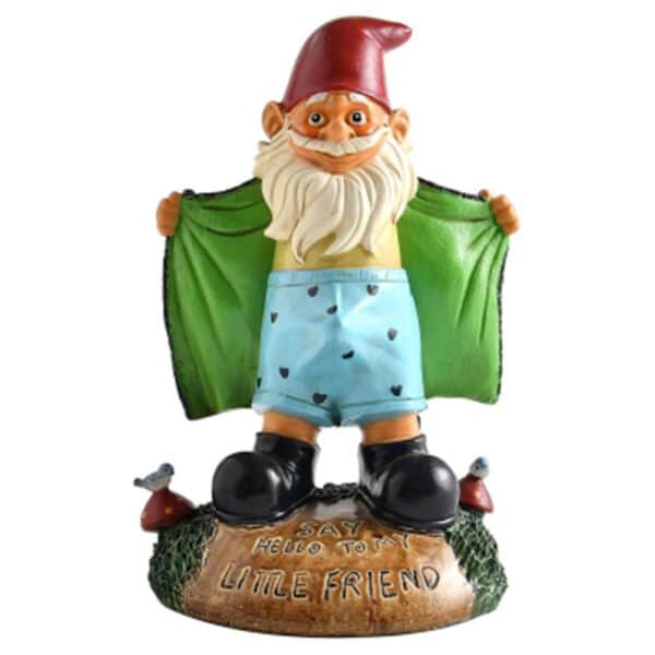 Sexy Funny Garden Gnome Statue Decorative