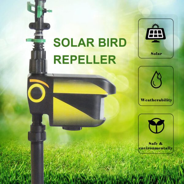 Sprinkler Solar Bird Repeller Water Deterrent