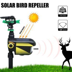 Sprinkler Solar Bird Repeller Water Deterrent