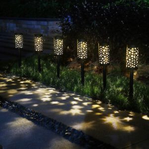 3 In 1 Multifunctional solar lamp Outdoor Garden Decor Retro Iron LED