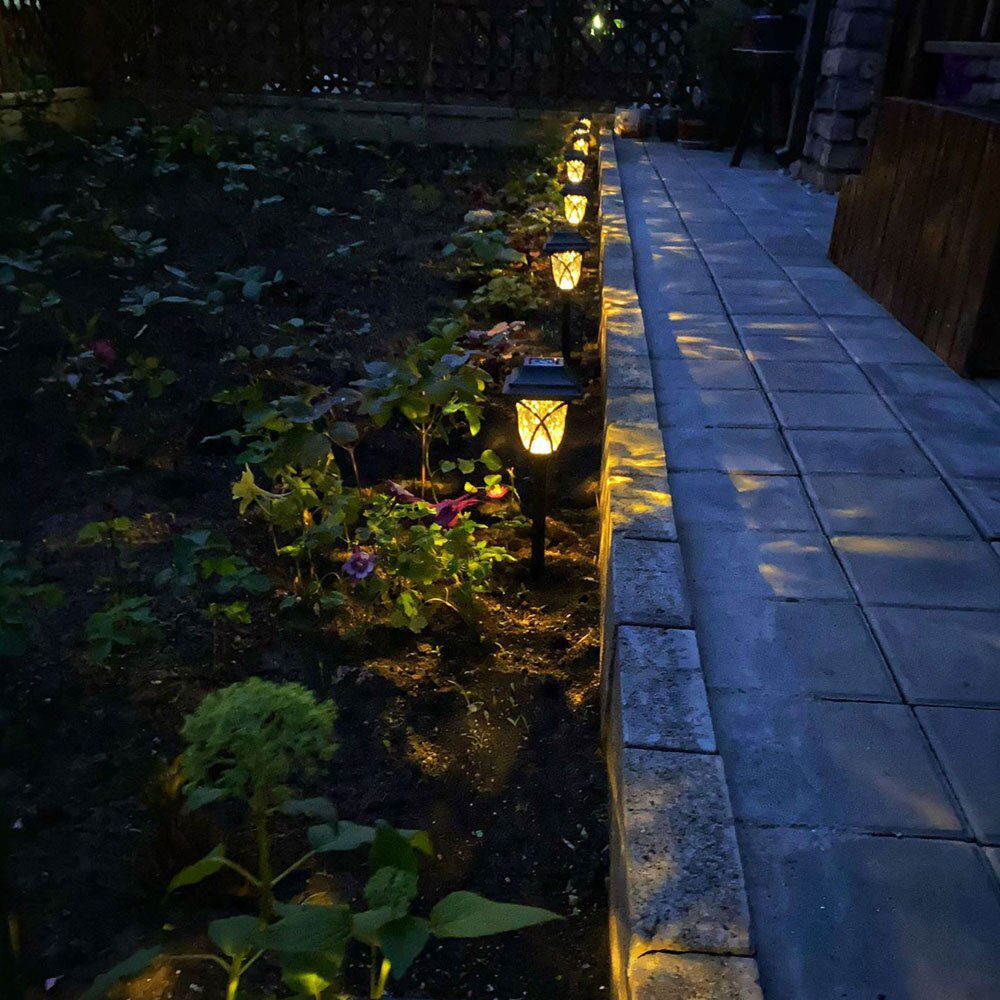 LED Solar Garden Lights Outdoor Solar Powered Lamp
