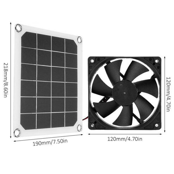 6inch Outdoor Solar Power Panel Exhaust Fan