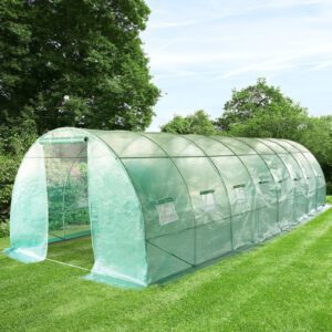 large walk-in garden greenhouse