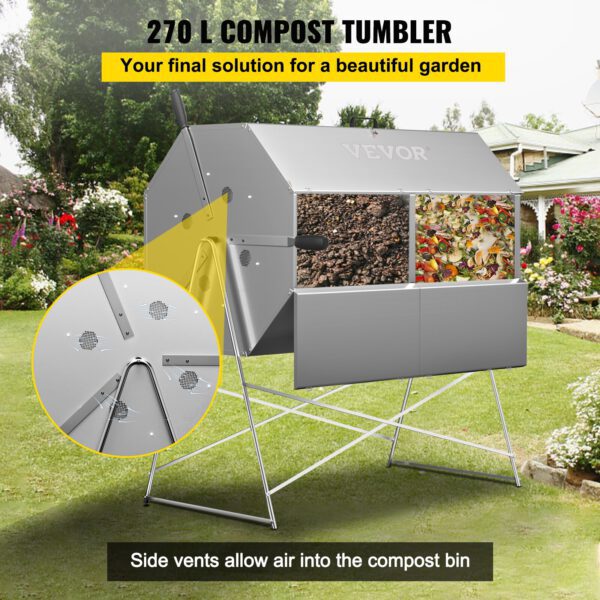 Compost Bin Stainless Steel