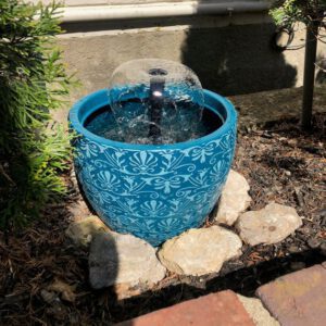 Pot and Pump in Arcadian Blue