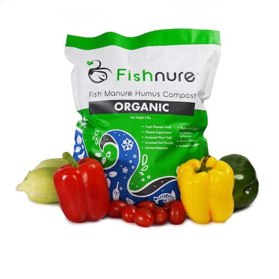 32 pounds Odorless Organic Humus Compost Fish Manure Fertilizer