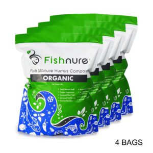 32 pounds Odorless Organic Humus Compost Fish Manure Fertilizer